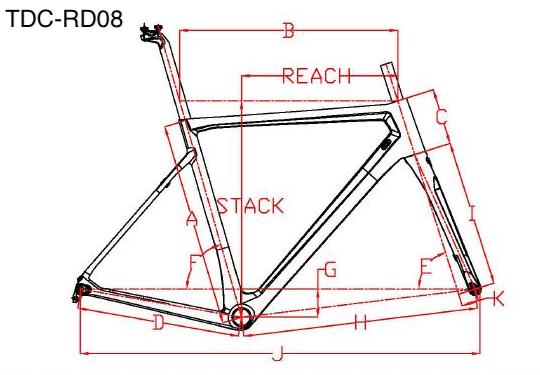 Geometria del telaio con freno a disco