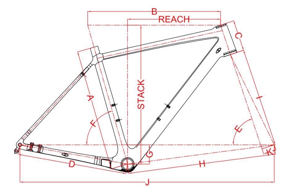 Telaio Gravel in carbonio