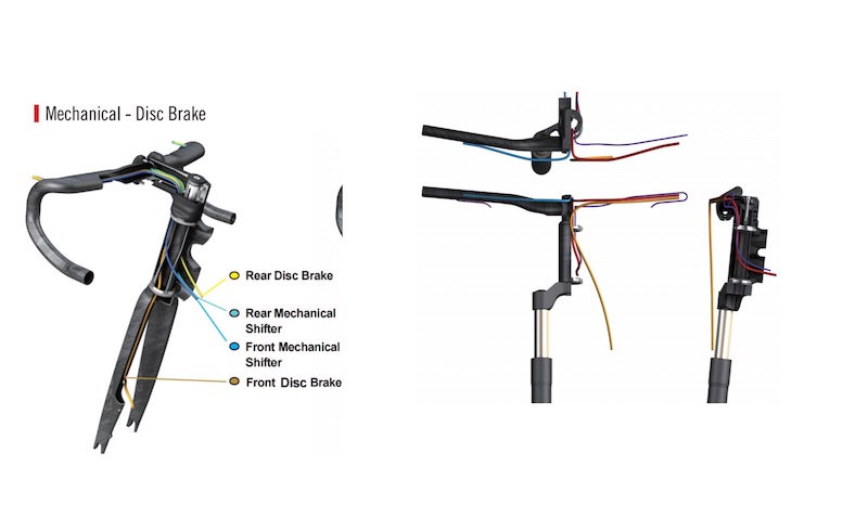 set telaio hardtail per mountain bike
