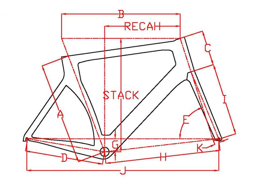 Telaio da strada aerodinamico full carbon a montaggio diretto