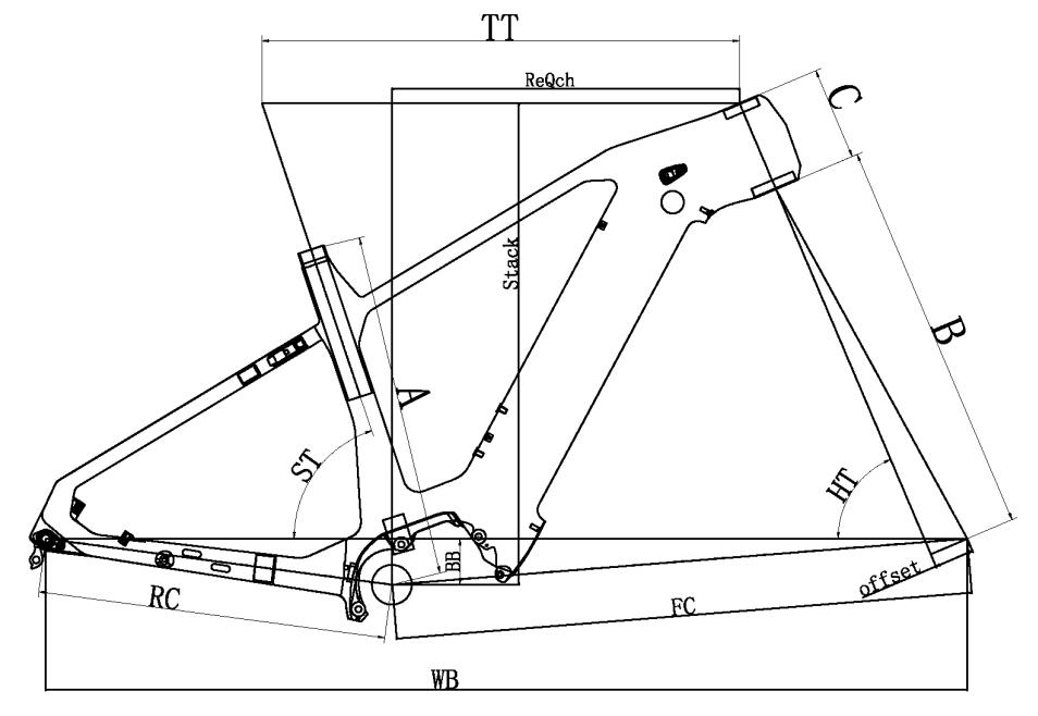 Fabbrica di telai Hardtail in fibra di carbonio