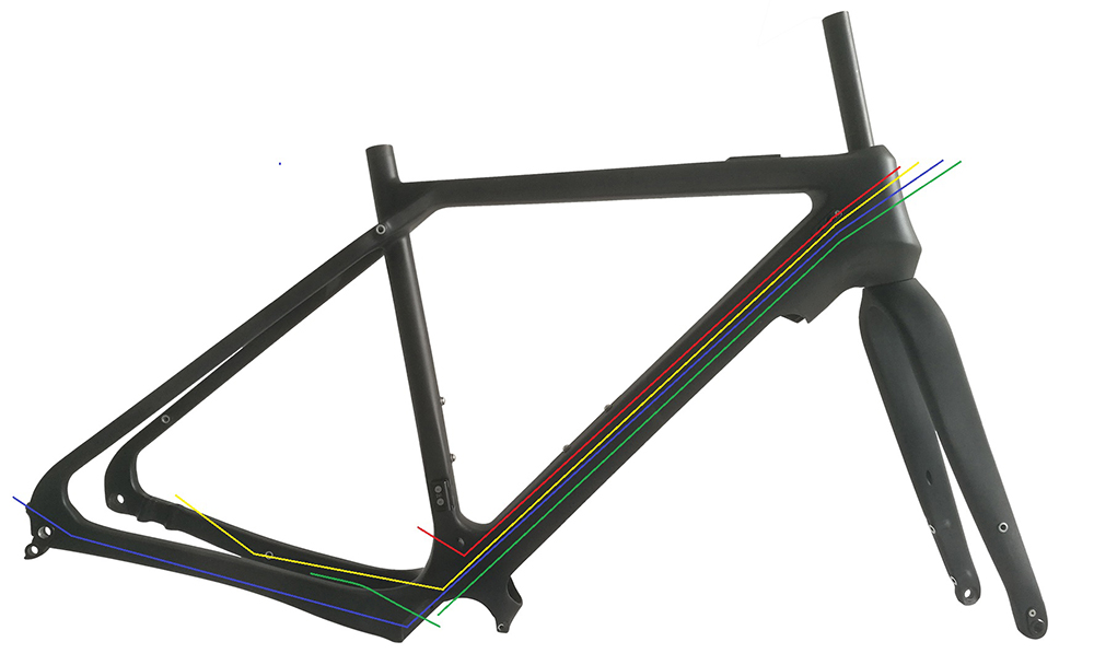 Instradamento dei cavi nel telaio della bici elettrica