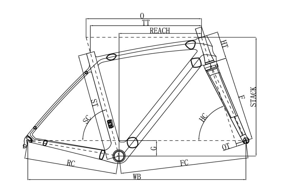 Telai bici in fibra di carbonio