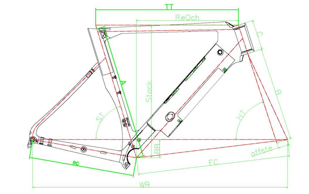 Telaio per bicicletta elettrica