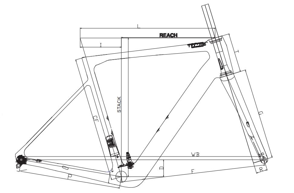 Telaio per bici elettrica personalizzato in fibra di carbonio