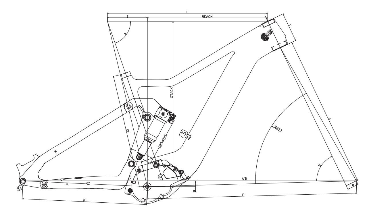 Telaio per mountain bike elettrico