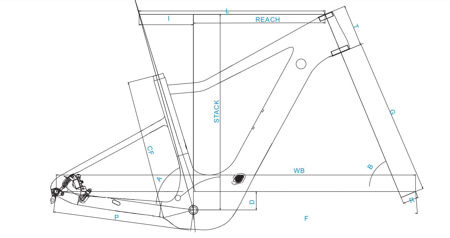 Telai per bici elettriche MTB in carbonio a sospensione completa