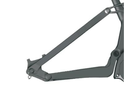 Carbon Mountain E-bike Frame